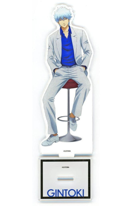 Gintoki Sakata Acrylic Stand - Gintama Jump Festa 2026 Goods (Aniplex) Approx. 140 mm, Pre-owned