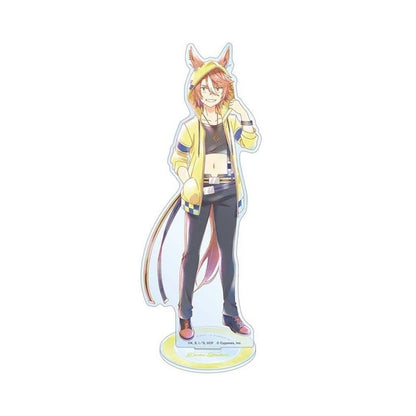 Dicta Striker Ani-Art aqua label BIG Acrylic Stand - Alma Bianca - Umamusume: Cinderella Gray (Approx. 18.8cm, Pre-owned)