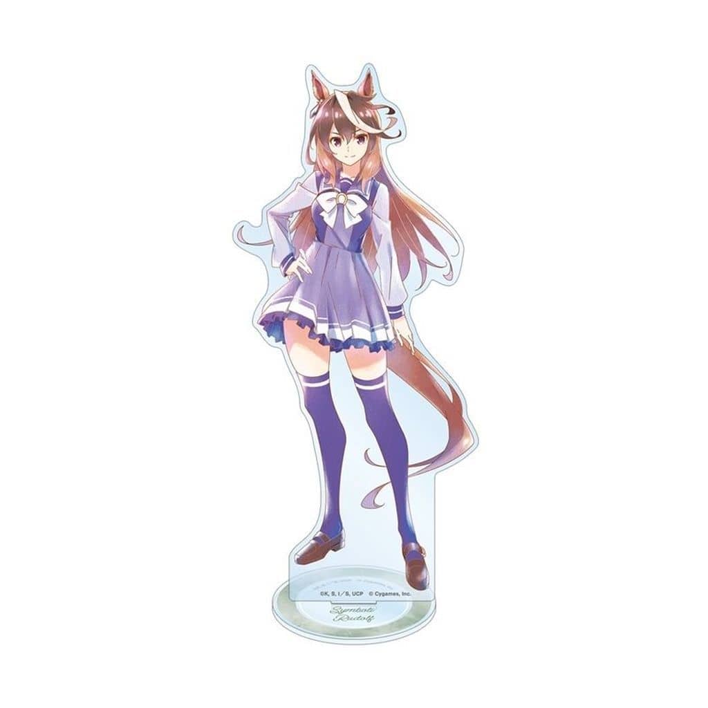 Symboli Rudolf Ani-Art aqua label BIG Acrylic Stand - Umamusume: Cinderella Gray (Alma Bianca) 18.8cm