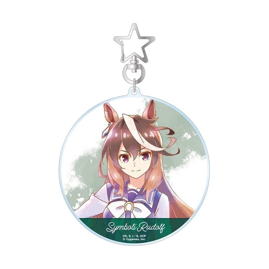 Symboli Rudolf Ani-Art Aqua Label BIG Acrylic Keychain - Umamusume Pretty Derby