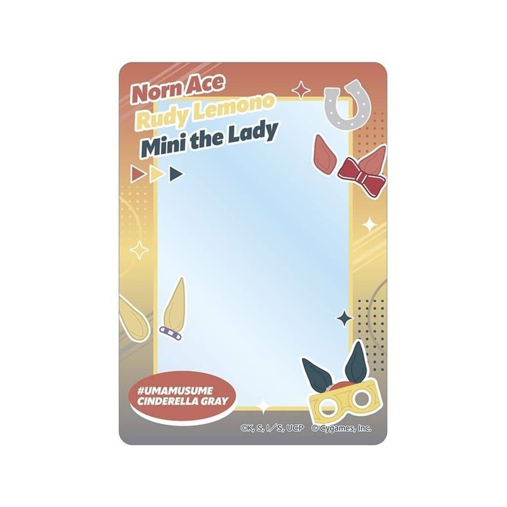 Norn Ace, Rudy Lemono & Mini the Lady B8 Hard Case - Umamusume: Cinderella Gray (Alma Bianca, Pre-owned, 10×7cm)