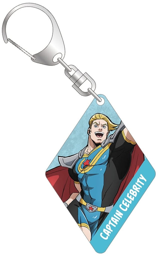 Captain Celebrity Double-Sided Acrylic Keychain - My Hero Academia: Vigilantes - ARMA BIANCA - Approx. 56 x 39 mm (4 mm) - Pre-owned