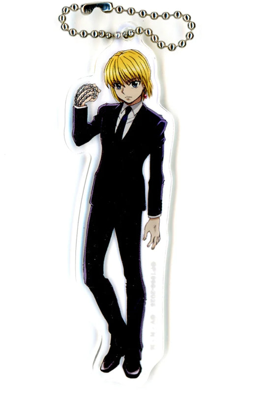 Kurapika BIG Acrylic Keychain - Suit (After Battle) ver. - HUNTER×HUNTER Animate Fair in 2025 Winter - ARMA BIANCA - Approx. 10.4 x 3.1 cm (Pre-owned)