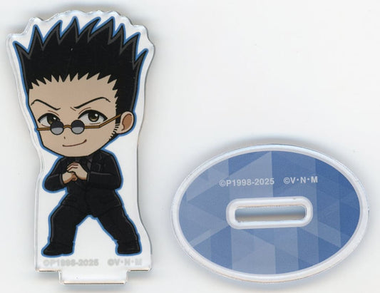 Leorio Paradinight Acrylic Stand - HUNTER×HUNTER Animate Fair in 2025 Winter Trading Chibi Character Suit ver. (Approx. 69 x 42 mm, Pre-owned)