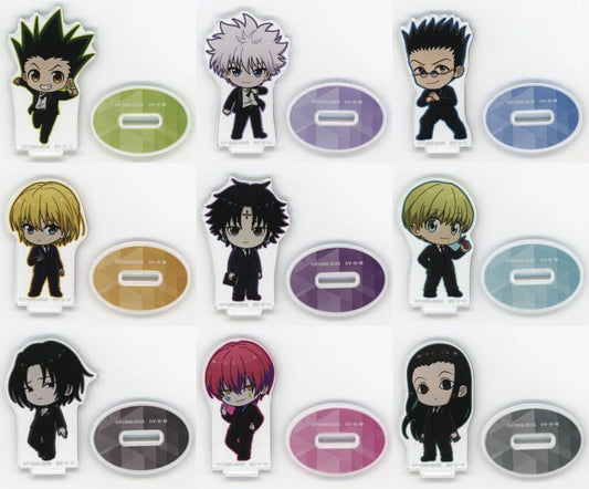 HUNTER×HUNTER Chibi Character Suits Ver. Acrylic Stand Complete 9-Piece Set - ARMA BIANCA (Approx. 69 x 42 mm)