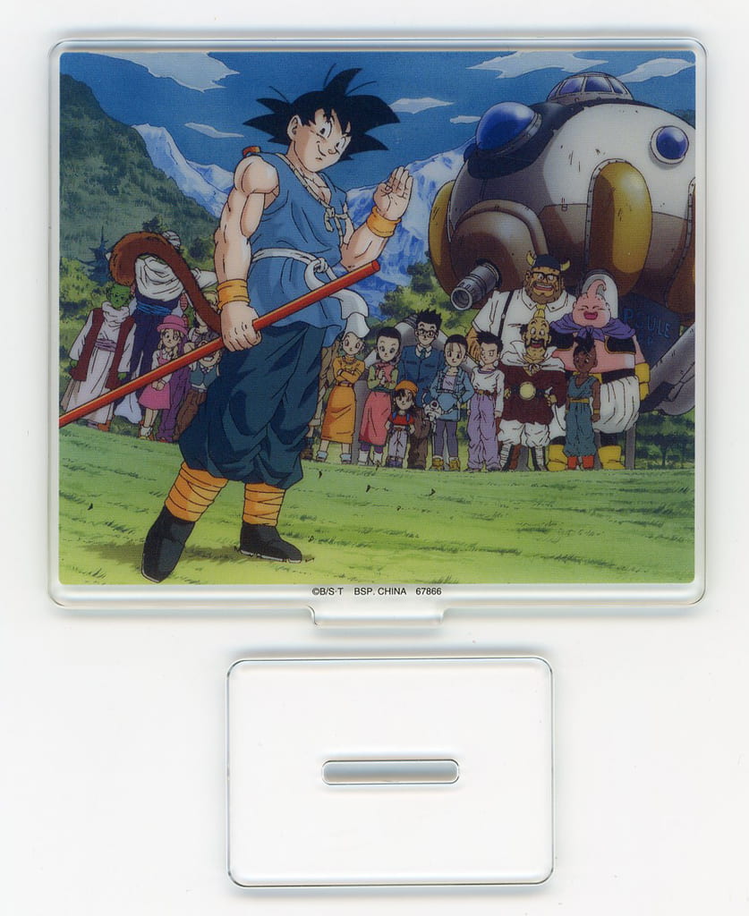 Group (Goku Front) Acrylic Stand - Ichiban Kuji Dragon Ball DRAGONBALL SNAP COLLECTION2 E Prize - Approx. 10 cm (Pre-owned)