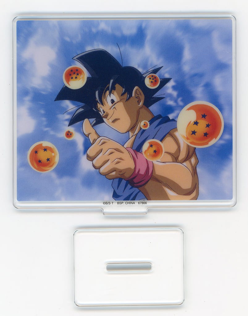 Son Goku Acrylic Stand E Prize - Ichiban Kuji Dragon Ball DRAGONBALL SNAP COLLECTION2 - Approx. 10 cm (BANDAI SPIRITS) - Pre-owned