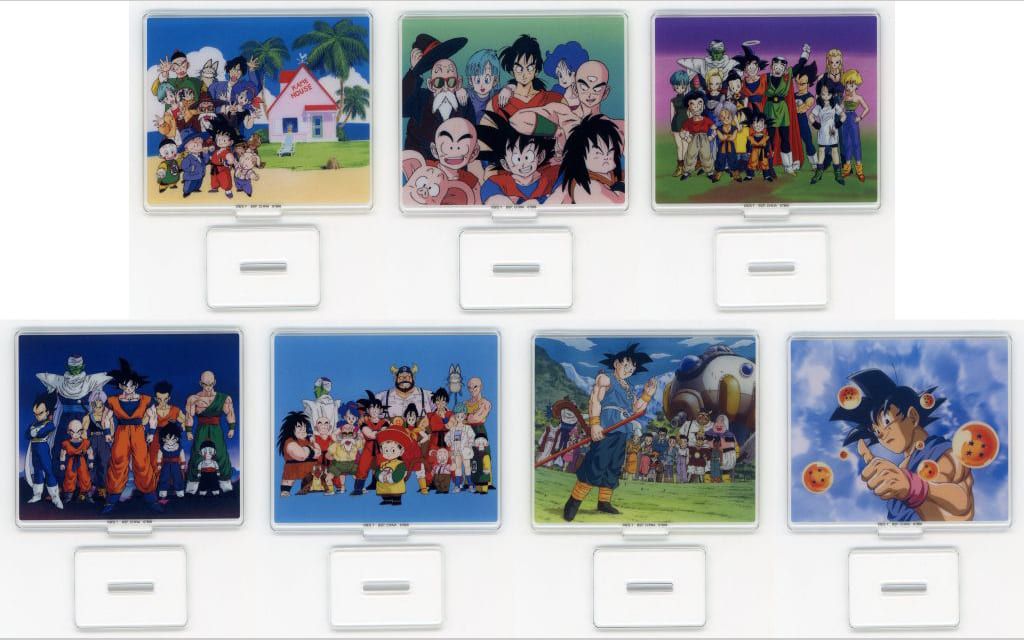 Dragon Ball E Prize Acrylic Stand Full 7-Piece Set - DRAGONBALL SNAP COLLECTION 2 (Approx. 10 cm) BANDAI SPIRITS