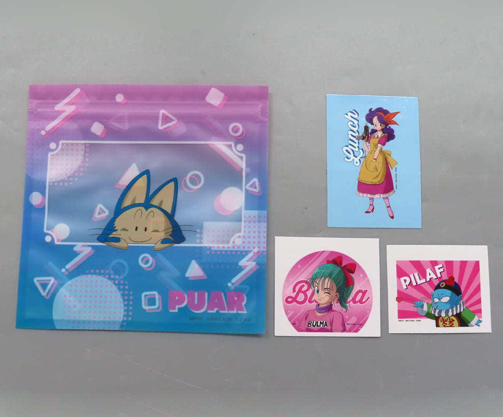Puar Zipper Bag & Sticker Set Dragon Ball SNAP COLLECTION 2