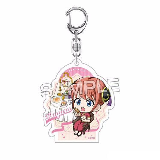 Kagura Acrylic Keychain - Gintama (Shin Gekijouban: Yoshiwara Dai Enjo) - Aiup Maker - Approx. 60 x 50 x 3 mm (Pre-owned)