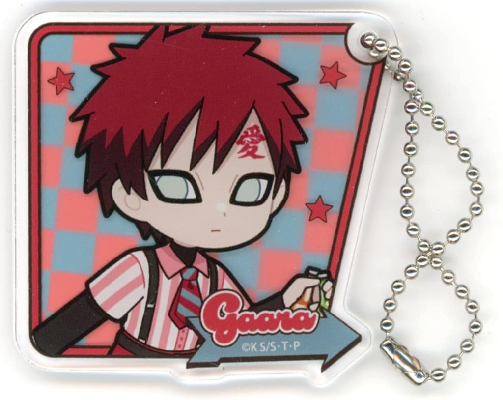 Gaara American Diner Acrylic Keychain Naruto Shippuden