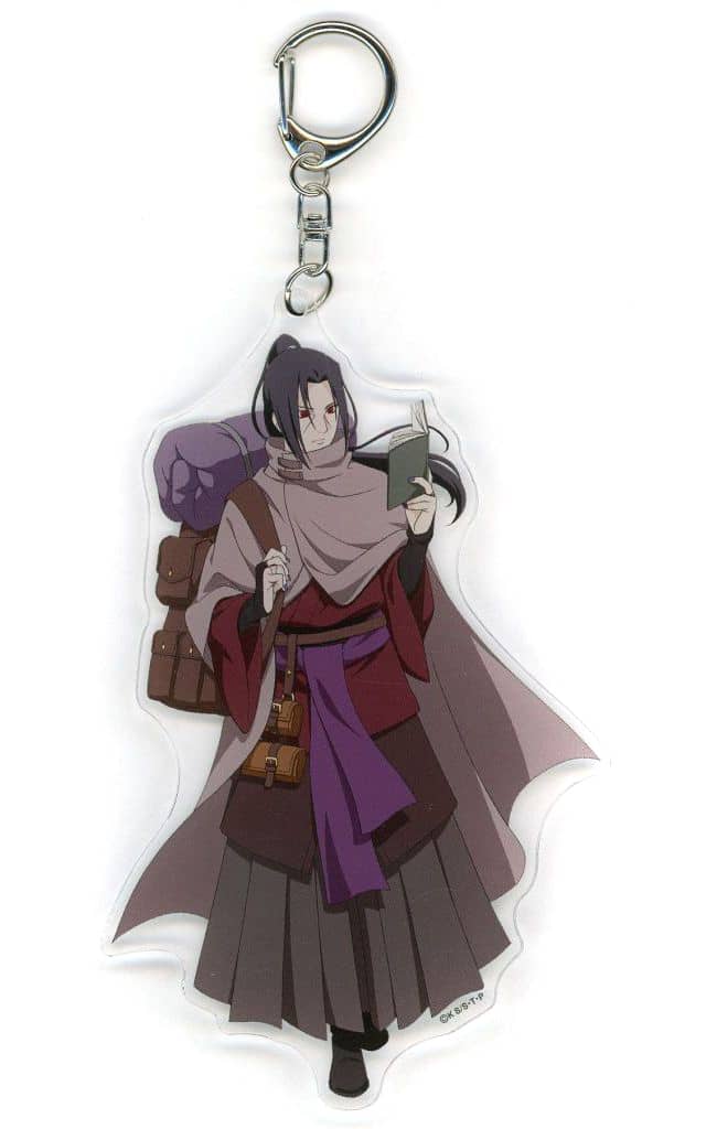 Itachi Uchiha Traveler Acrylic Keychain - Naruto Shippuden AGF2025 Crux Acrylic Charm (Approx. 130 x 50 mm) Pre-owned