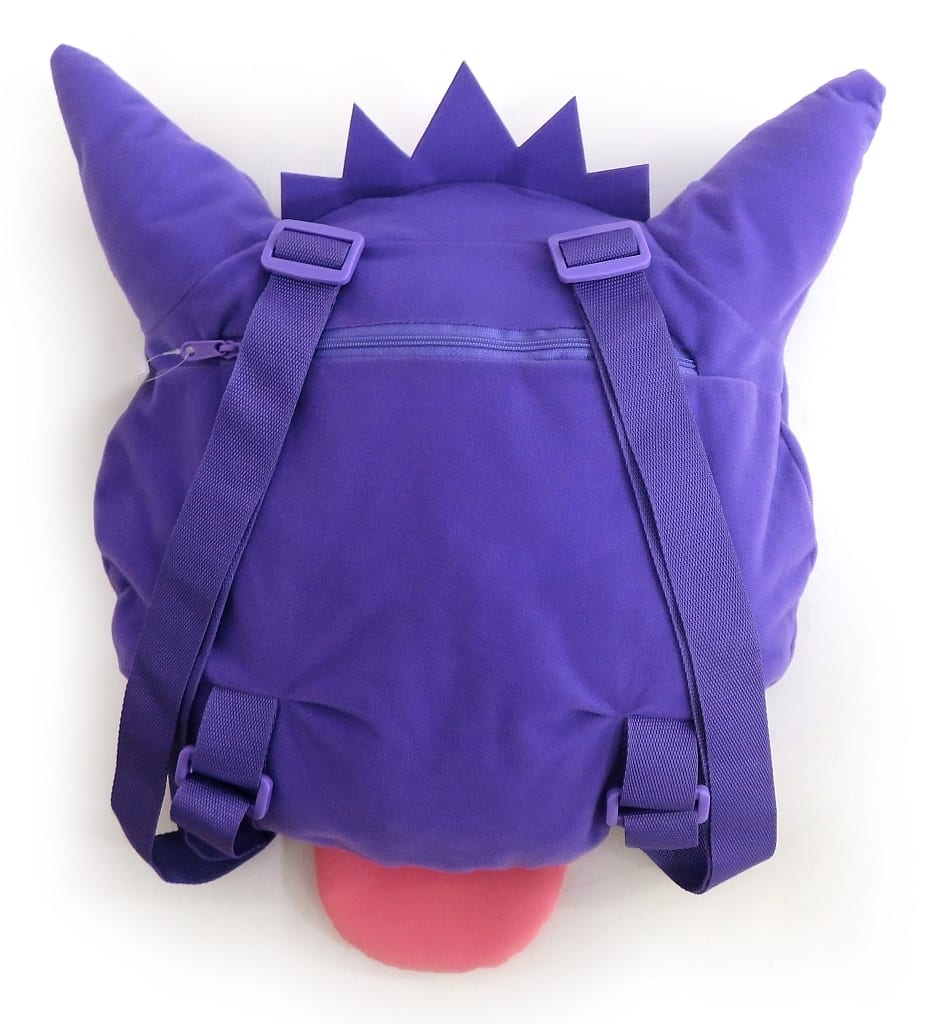 Gengar Face Plush Backpack - Tongue Out Ver. (Approx. 44cm) - Pokémon (Banpresto) - Pre-owned