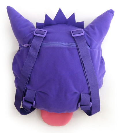 Gengar Face Plush Backpack - Tongue Out Ver. (Approx. 44cm) - Pokémon (Banpresto) - Pre-owned