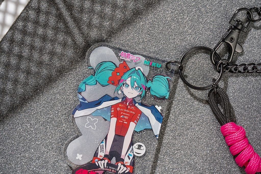 Hatsune Miku Racing Ver. 2025 Acrylic Card Keychain - Hatsune Miku GT Project (Approx. 5 cm) Good Smile Moment, Pre-owned