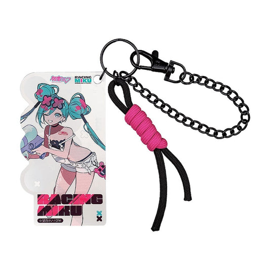 Hatsune Miku Racing Ver. 2025 Acrylic Card Keychain - Hatsune Miku GT Project (Good Smile Moment) - Approx. 5 cm - Pre-owned