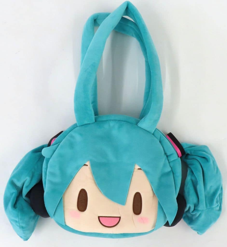 Character Vocal Series - Hatsune Miku Fuwapuchi Tote Bag A Prize (Sega Lucky Kuji Piapro Characters) ~30cm — Pre-owned