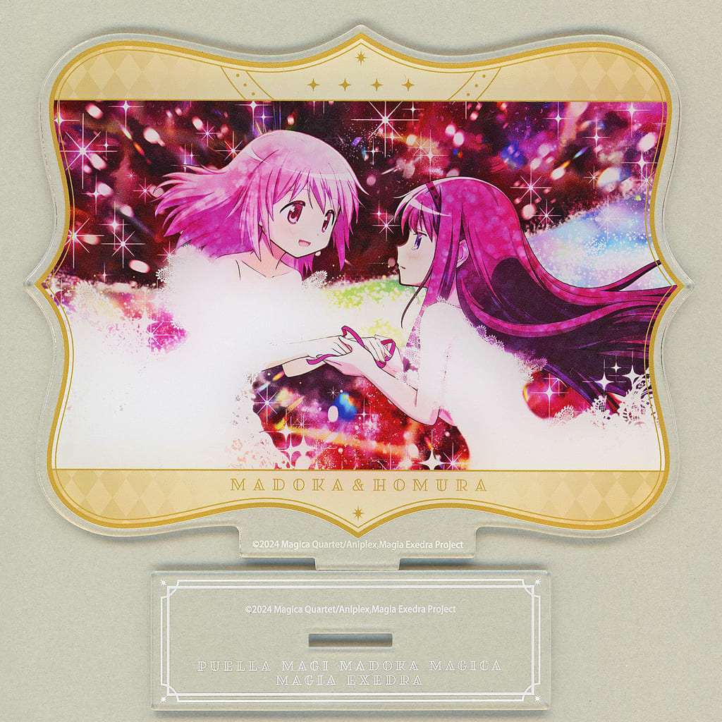 Puella Magi Madoka Magica Magia Exedra BIG Acrylic Stand - Believe in a Small Miracle (ARMA BIANCA, Approx. 16 x 13 cm) Pre-owned