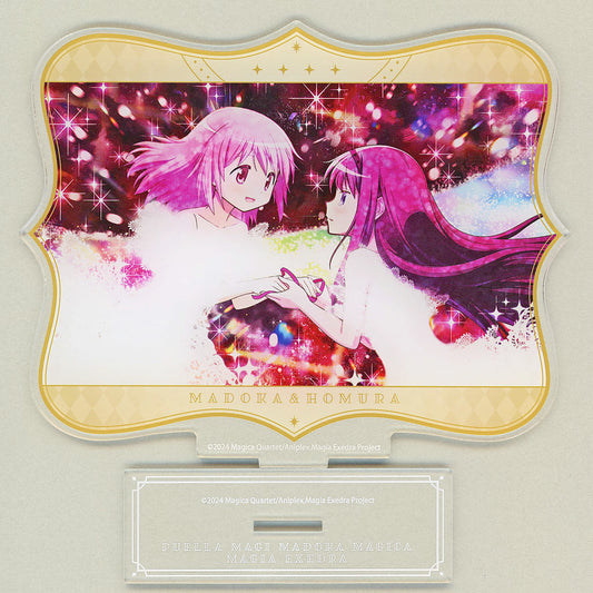 Puella Magi Madoka Magica Magia Exedra BIG Acrylic Stand - Believe in a Small Miracle (ARMA BIANCA, Approx. 16 x 13 cm) Pre-owned