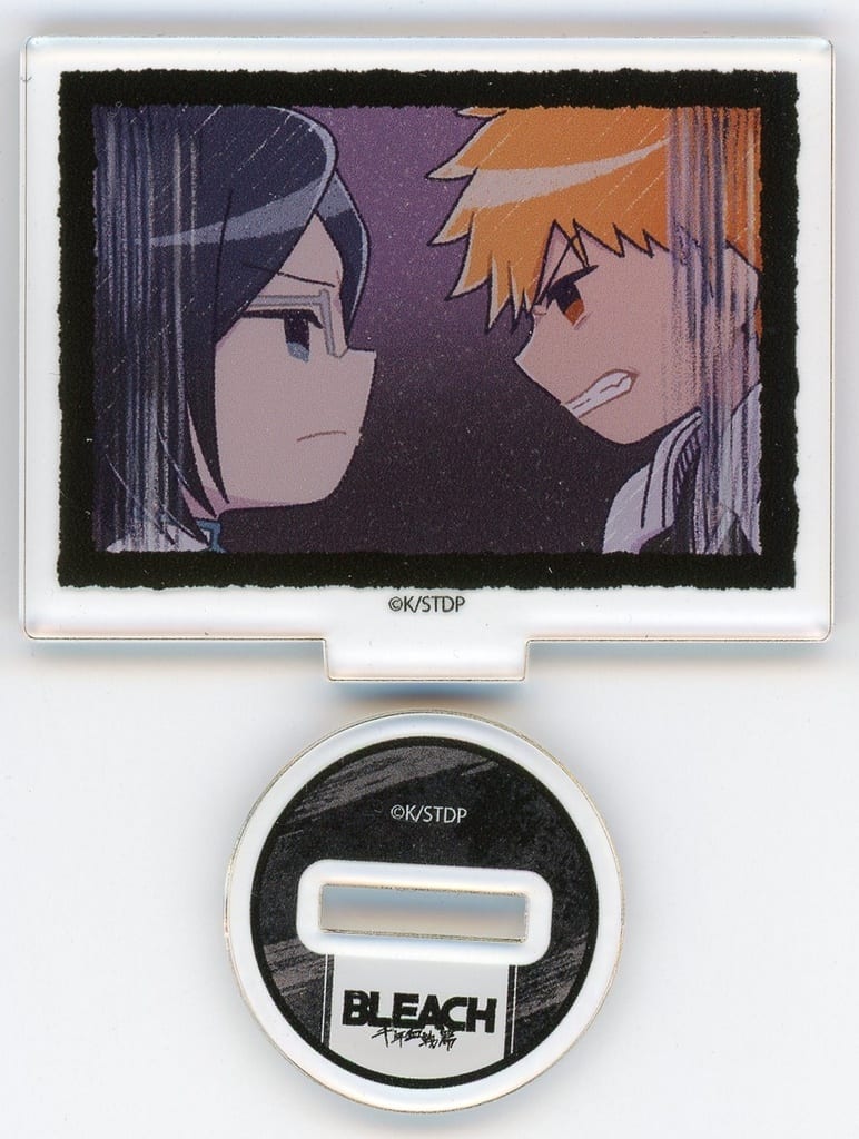 Ichigo Kurosaki & Uryu Ishida Face-Only Acrylic Puchi Stand - Bleach: Thousand-Year Blood War - A3 Brand - Height Approx. 70 mm (Pre-owned)