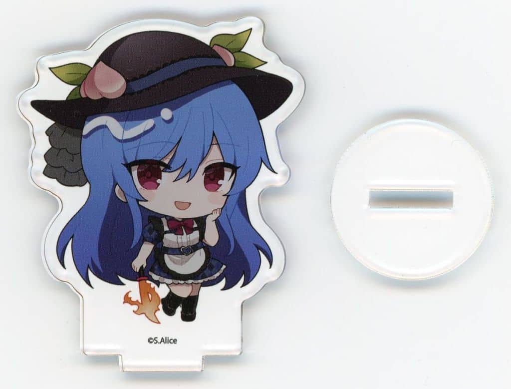 Tenshi Hinanawi Acrylic Petit Stand - Touhou Project × BOOKOFF Collaboration Vol.4 (Yamikawaii ver., A3, Pre-owned, Approx. 7×3×7 cm)