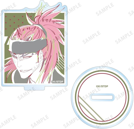 Renji Abarai Acrylic Stand - Bleach: Thousand-Year Blood War Trading lette-graph (ARMA BIANCA) Pre-owned Approx. 70 x 51 mm