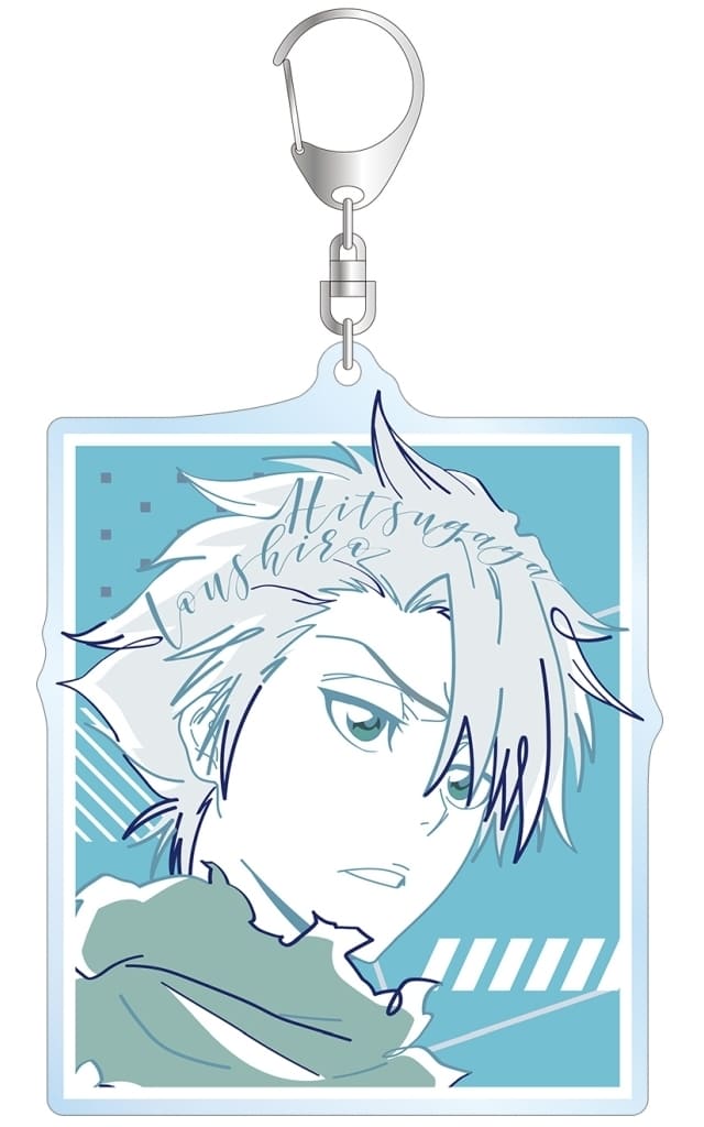 Toshiro Hitsugaya lette-graph BIG Acrylic Keyholder - Bleach: Thousand-Year Blood War (Approx. 97 x 77 mm, ARMA BIANCA)
