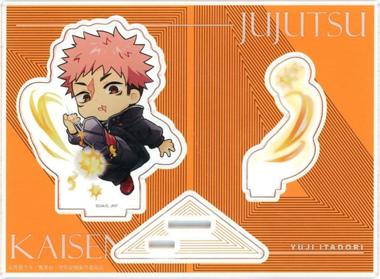 Yuji Itadori Acrylic Diorama - Marukuji Jujutsu Kaisen [Battle Mode] Daikichi Prize (Approx. 68 x 81 mm) - Team Entertainment
