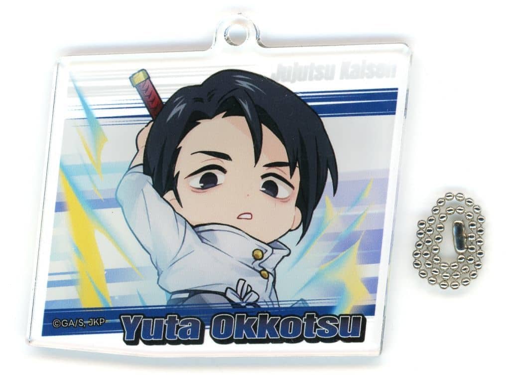 Yuta Okkotsu Acrylic Keychain - Marukuji Jujutsu Kaisen [Battle Mode] Nakakichi-5 (Approx. 60 x 60 mm) Team Entertainment