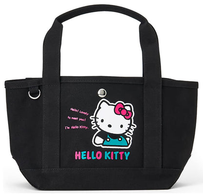 Hello Kitty Itsumademo Sanrio Series Black Hand-Carry Bag