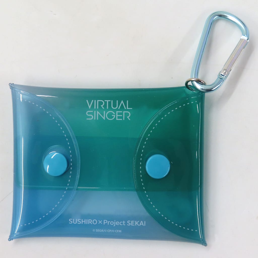Hatsune Miku Collaboration Limited Multi-Pouch (Soft Drink Bonus) - Project Sekai: Colorful Stage! feat. Hatsune Miku × Sushiro, Acrylic Charm, ~8×10 cm (Used)