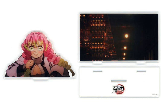Mitsuri Kanroji Acrylic Stand - Demon Slayer: Kimetsu no Yaiba Movie Infinity Castle Chapter 1 Akaza Returns × ufotable Cafe × Machi★Asobi CAFE (Approx. 140 x 104 mm, Pre-owned)