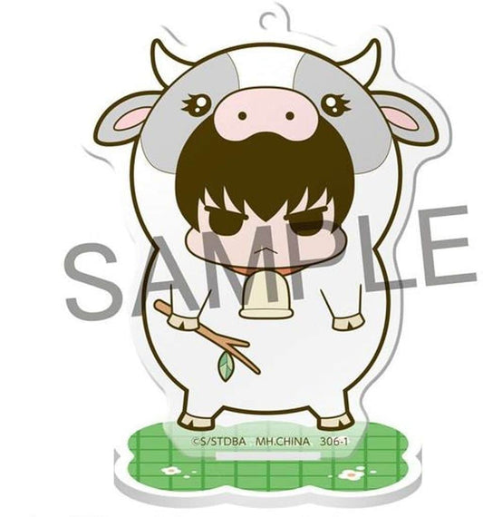 Toshiro Hijikata (Cow) Acrylic Stand - Gintama Hata Prince's Animal Paradise Love & Peace Ranch - MegaHouse - Height Approx. 55 mm (Pre-owned)