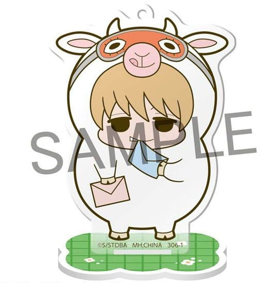 Sougo Okita (Goat) Acrylic Stand - Gintama Hata Prince's Animal Paradise: Love & Peace Farm - MegaHouse - Height Approx. 55 mm (Pre-owned)