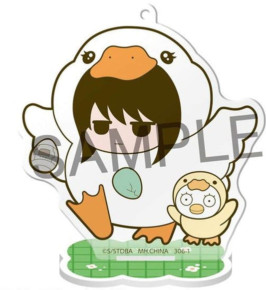 Kotaro Katsura & Elizabeth Acrylic Stand - Gintama "Hata Prince's Animal Paradise: Love & Peace Ranch" Megahouse Height Approx. 55 mm (Pre-owned)
