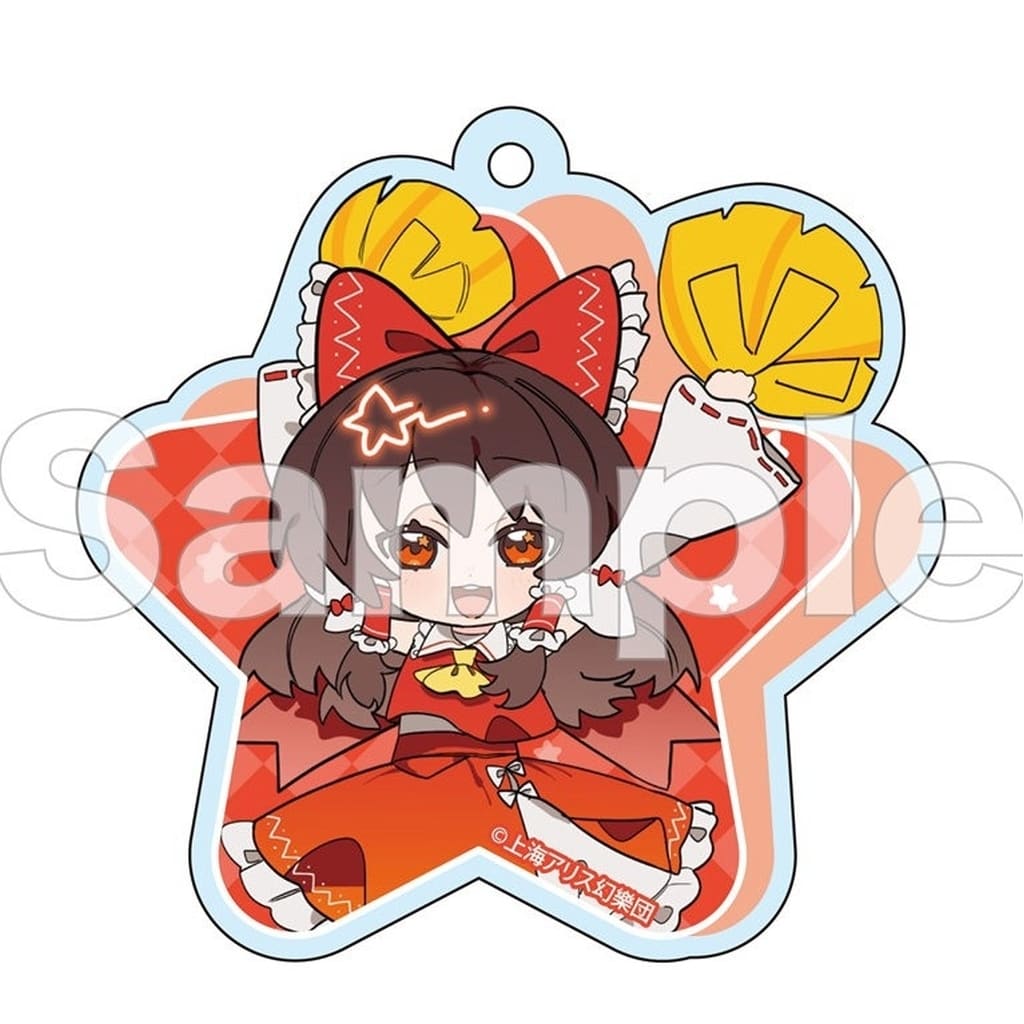 Reimu Hakurei Fle Friends Acrylic Keychain - Touhou Project Acrylic Keyholder (DMM.com) Approx 6cm Pre-owned
