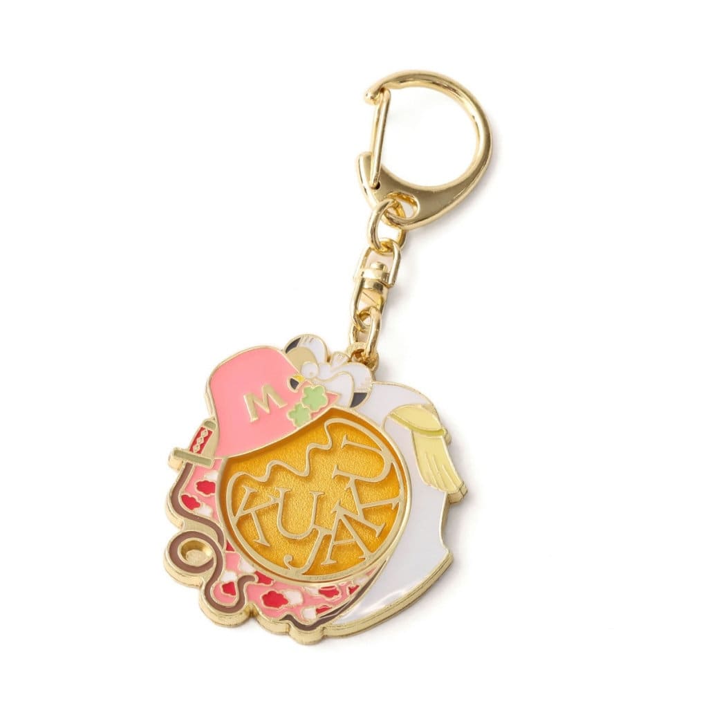 One Piece Peacock Symbol Motif Keychain