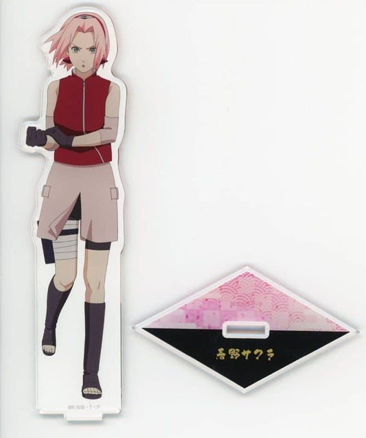 Sakura Haruno BIG Acrylic Stand - Battle Before Ver. (Approx. 175 mm) - Naruto Shippuden - AlmaBianca (Pre-owned)