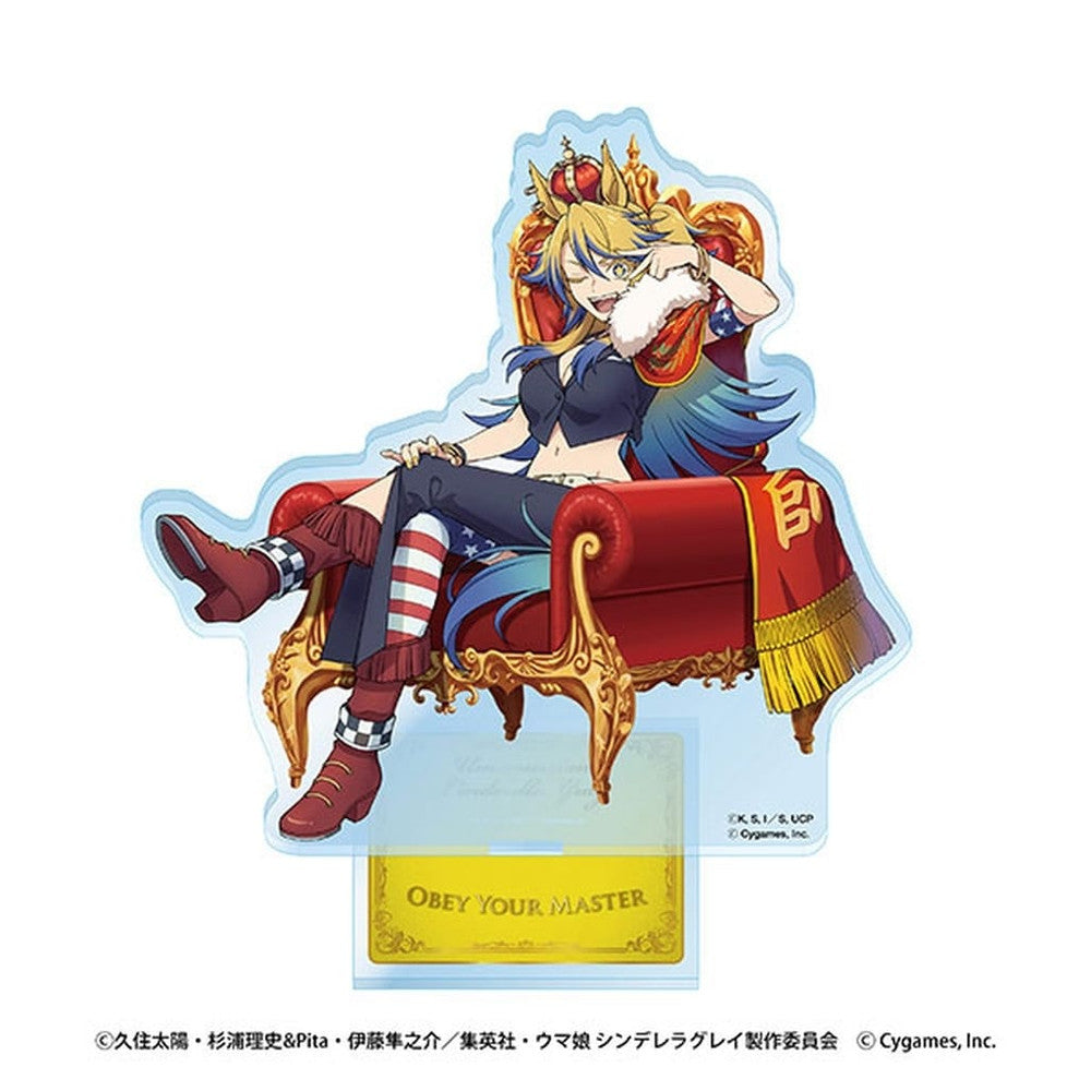 Obey Your Master Acrylic Stand - Umamusume: Cinderella Gray (Ensky, Approx. 68×27mm, Pre-owned)