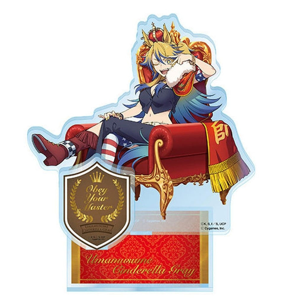 Obey Your Master Super Large Acrylic Stand CHAMPIONS Ver. - Umamusume: Cinderella Gray - Ensky (Acrylic, H24.1×W24.7×D9.5cm)