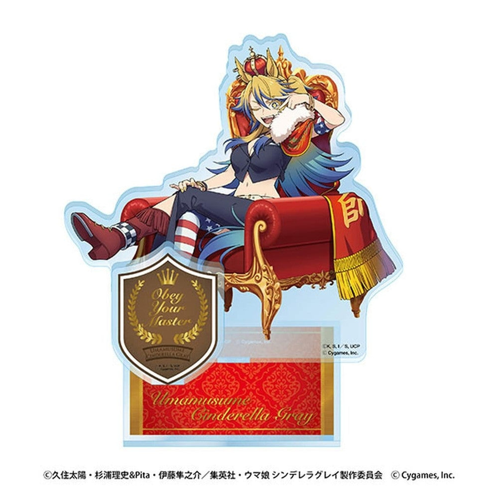 Obey Your Master Super Large Acrylic Stand CHAMPIONS Ver. - Umamusume: Cinderella Gray - Ensky (Acrylic, H24.1×W24.7×D9.5cm)