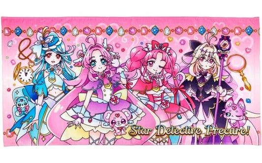 Detective Pretty Cure! Mini Bath Towel - Nasto Corporation Cotton Approx. 50 x 100 cm (Pre-owned)