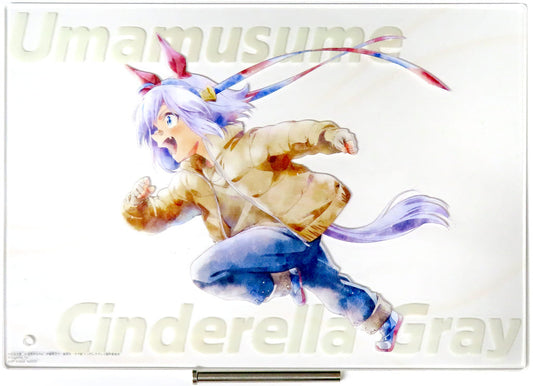 Tamamo Cross (Child) B5 Acrylic Board - Ichiban Kuji Umamusume: Cinderella Gray "Gray Monster vs White Lightning" G Prize (BANDAI SPIRITS, Pre-owned)