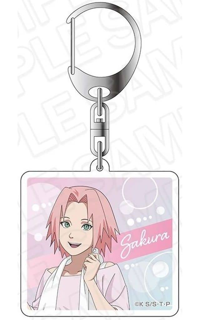 Sakura Haruno Acrylic Keychain - Naruto Shippuden Jump Festa 2026 Goods (ContentSeed) Approx. 60 mm - Pre-owned