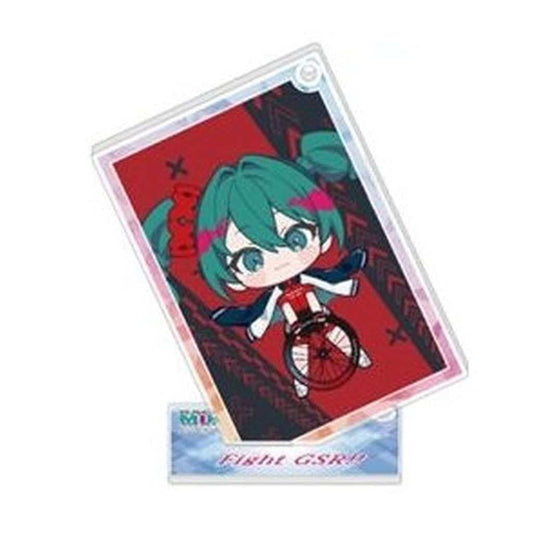 Racing Miku 2025 Chocopuni Ver. Trading Acrylic Stand Keychain Vol.2 - Approx. 70 mm (Caravan, Pre-owned)