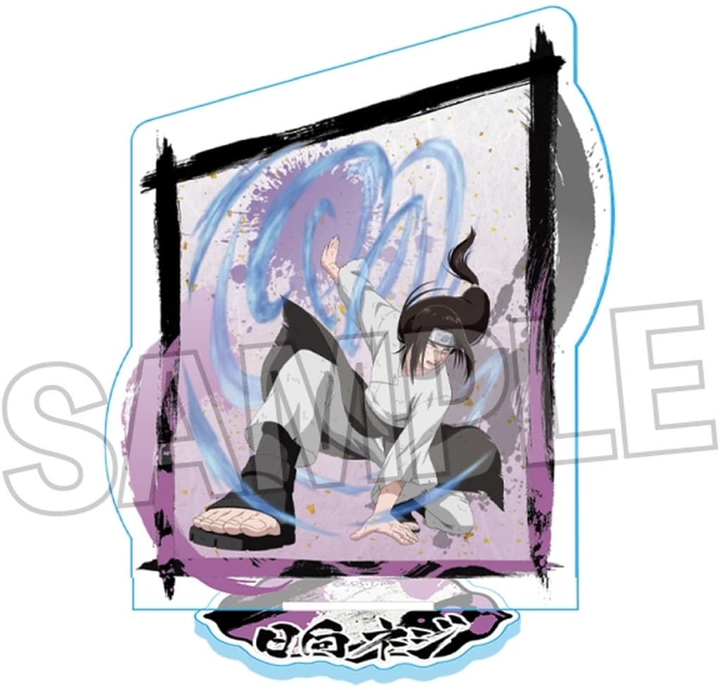 Neji Hyuga Acrylic Stand - Naruto Shippuden Toushi!! Series - PROOF - Approx. 160 mm (Pre-owned)