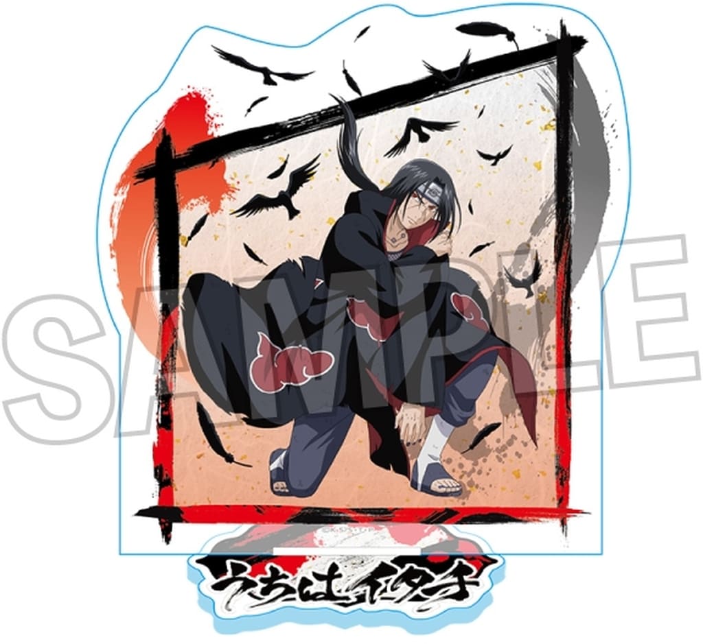 Itachi Uchiha Acrylic Stand - "Fighting Spirit!!" Naruto Shippuden (PROOF) Approx. 160 mm - Pre-owned