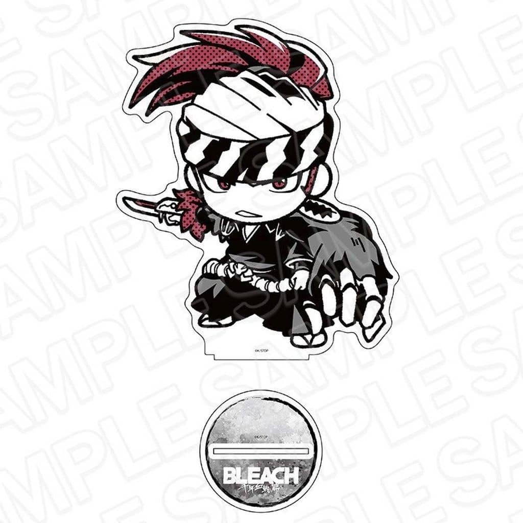 Renji Abarai Extra-Large Acrylic Figure MONOCOLOR vol.2 - BLEACH: Thousand-Year Blood War (Height Approx. 200 mm, Contents Seed)