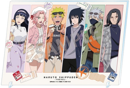Gathering — Buratto Tabi no Maki! A4 Acrylic Panel (A4) - Naruto Shippuden - Kamio Japan (Approx. 21.0 x Approx. 210 x 297 x 3 mm) Pre-owned