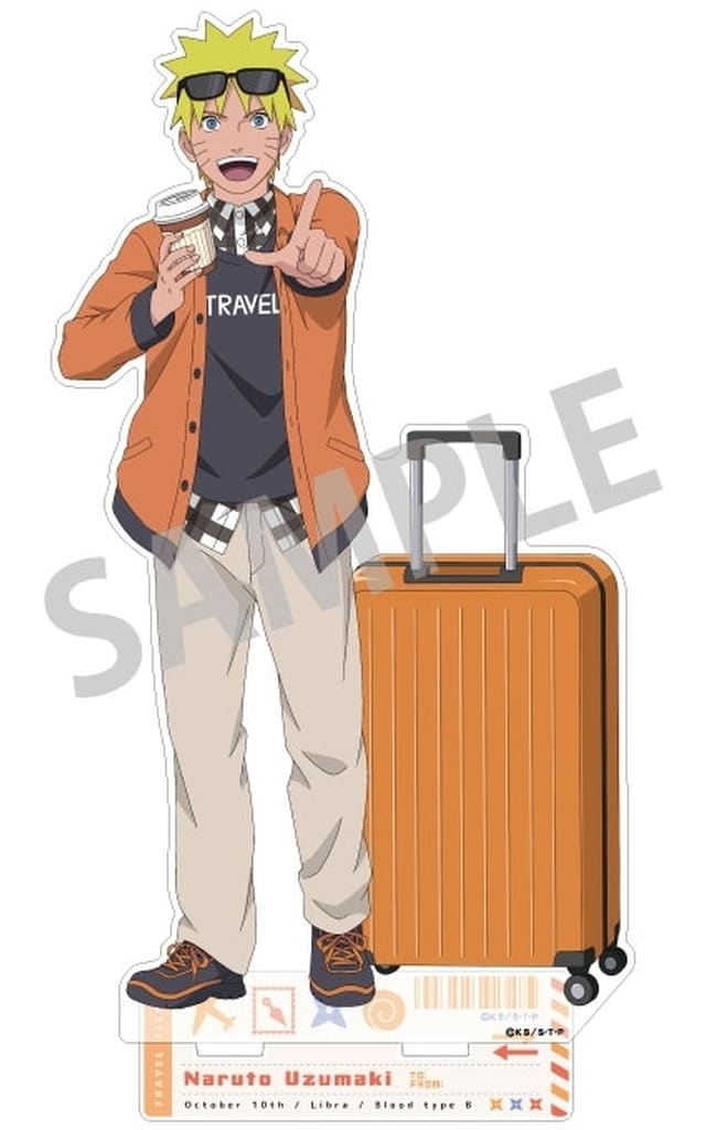 Naruto Uzumaki Big Acrylic Stand – Casual Journey - Naruto Shippuden